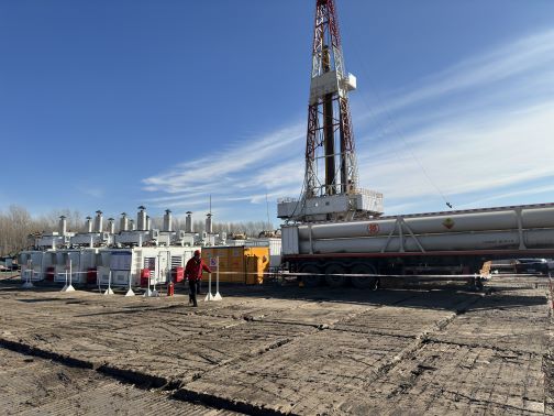 3MW power plant for gas well drilling